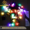 Đèn trang trí Noel, Giáng Sinh - Bộ 40 đèn bi bọt dài 7 mét có chớp, không đổi màu - có bọc nhựa chống nước