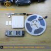 Cuộn 10m - Led dây dán 24V chạy đuổi điều khiển bằng remote, chip 2811, màu trắng 6000K, trung tính 4000K, vàng 3000K