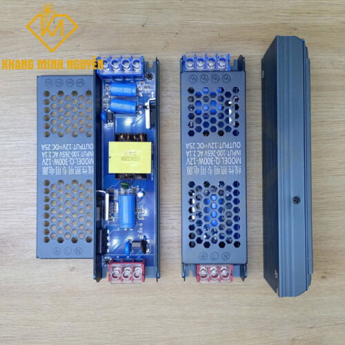 Nguồn tổ ong mỏng 12V-25A-300W | 12V-33A-400W vỏ xanh