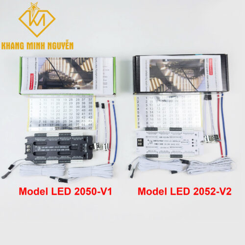 Cảm biến bước chân tự động sáng đèn cầu thang, 12V-24V sử dụng cho 32 bậc, công tắc cảm biến cầu thang thông minh