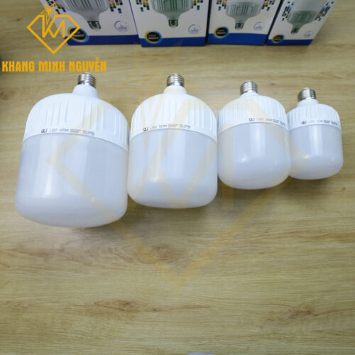 Đèn led búp trụ, led bulb ánh sáng trắng 6500K - công suất 30W(D100) | 50W(D115)