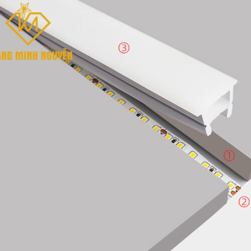 Ống Silicon Led 1212, 1616, 2014 định hình đèn led dây, trang trí trần, tường, vách