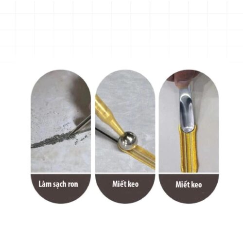 Bộ bi miết ron gạch, dụng cụ hỗ trợ thi công keo chít mạch, keo chà ron epoxy