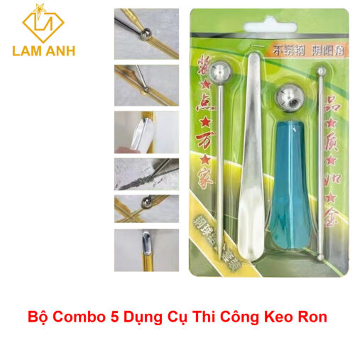Bộ dụng cụ miết ron, hỗ trợ thi công keo chít mạch, keo chà ron epoxy