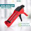 Súng bơm keo chà ron, keo chít mạch 2 thành phần epoxy, dụng cụ bắn keo chà ron có trợ lực